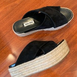 Miu Miu platform sandals